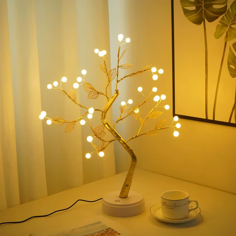 Decorative Tabletop Tree Lamp